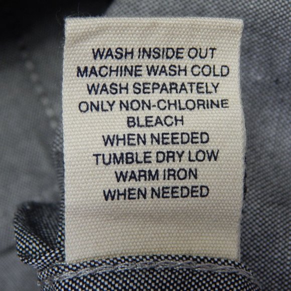 Long Sleeve Button Down Shirt Size XL Mens Modern Amusement PacSun Gray - Picture 10 of 10